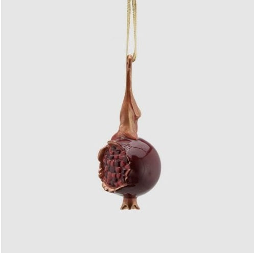 POMEGRANATE - CHRISTMAS DECORATION / set of 4